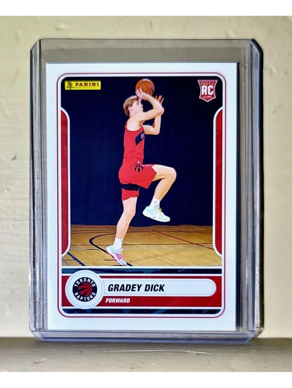 Gradey Dick 2023-24 Panini NBA Basketball #82 Rookie Card Toronto Raptors